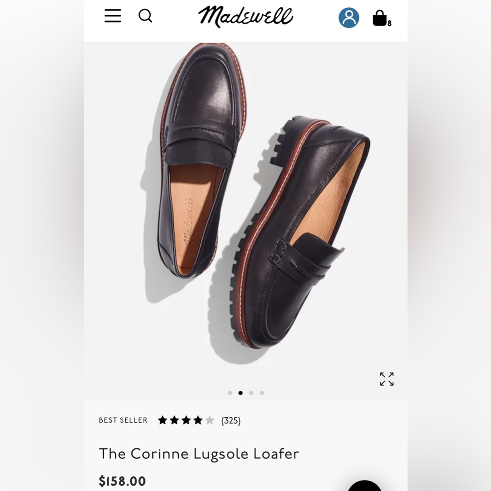 Madewell Corinne Black Loafers